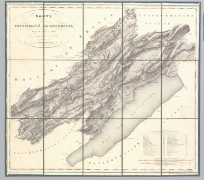 La Prussia, la Francia e la Confederazione: Carta del principato di Neuchâtel